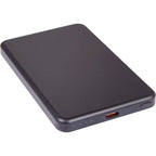 Slim Aluminum Magnetic Power Bank, 5,000 mAh Laser Engraving - Black - Detail 3