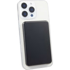Slim Aluminum Magnetic Power Bank, 5,000 mAh Laser Engraving - Black - Detail 4