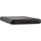 Slim Aluminum Magnetic Power Bank, 5,000 mAh Laser Engraving - Black - Detail 6