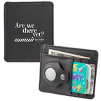 Slim Card Wallet with AirTag Holder - Black - Default