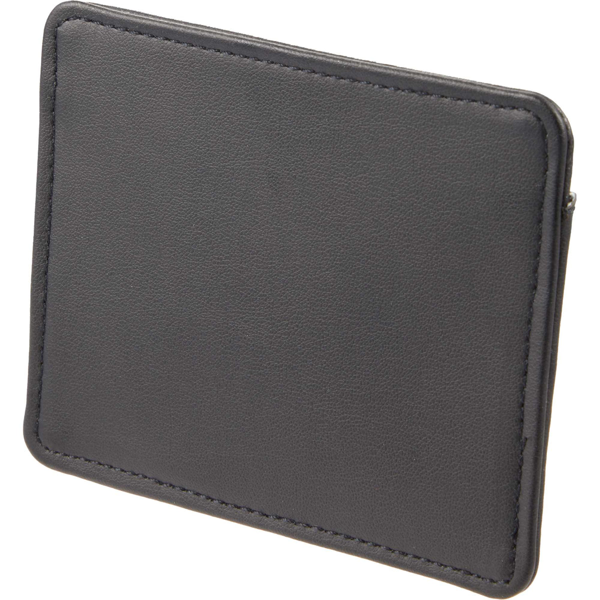 Slim Card Wallet with AirTag Holder - Black - Left Angle