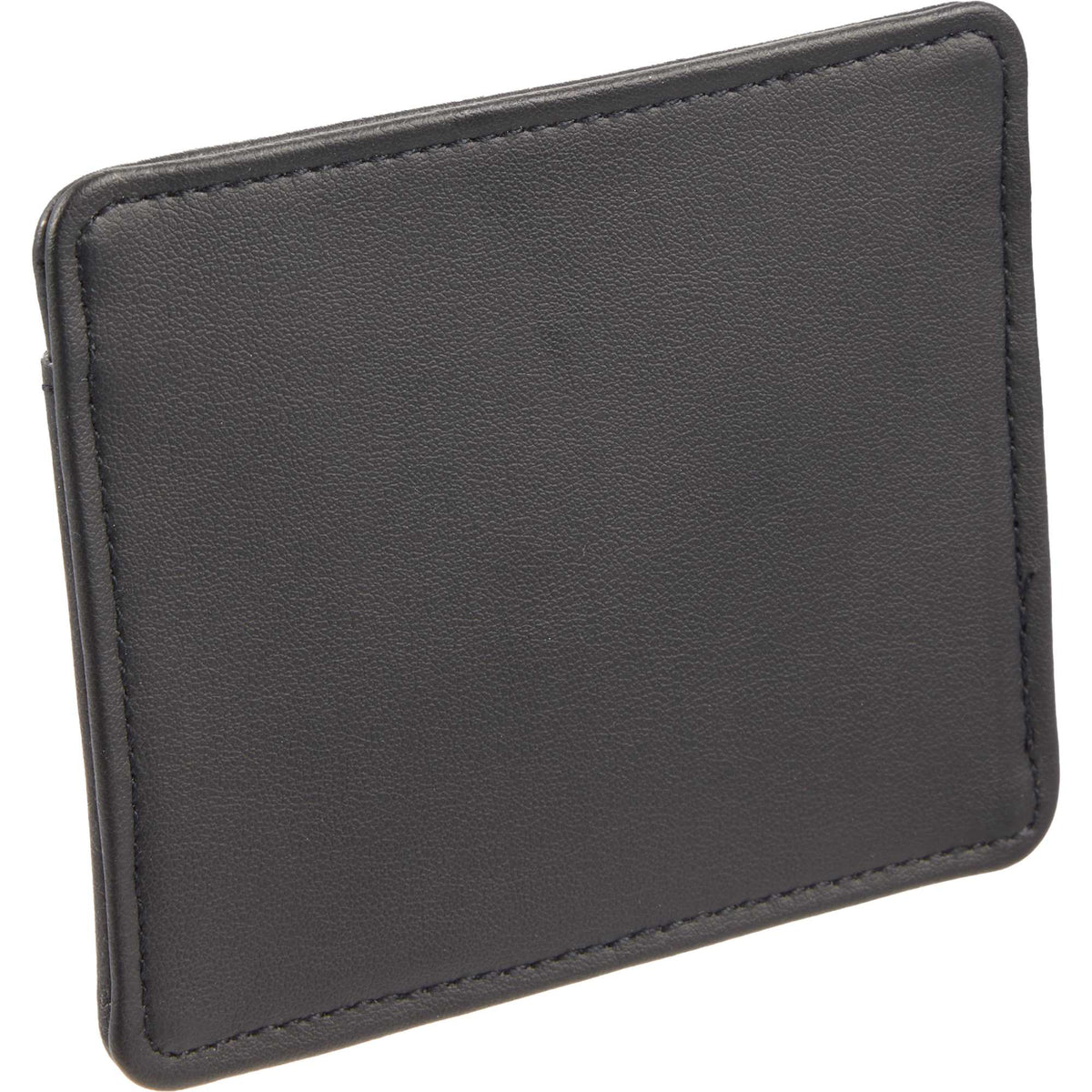 Slim Card Wallet with AirTag Holder - Black - Right Angle
