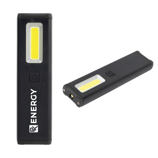 Slim Clip COB Flashlight, Rechargeable