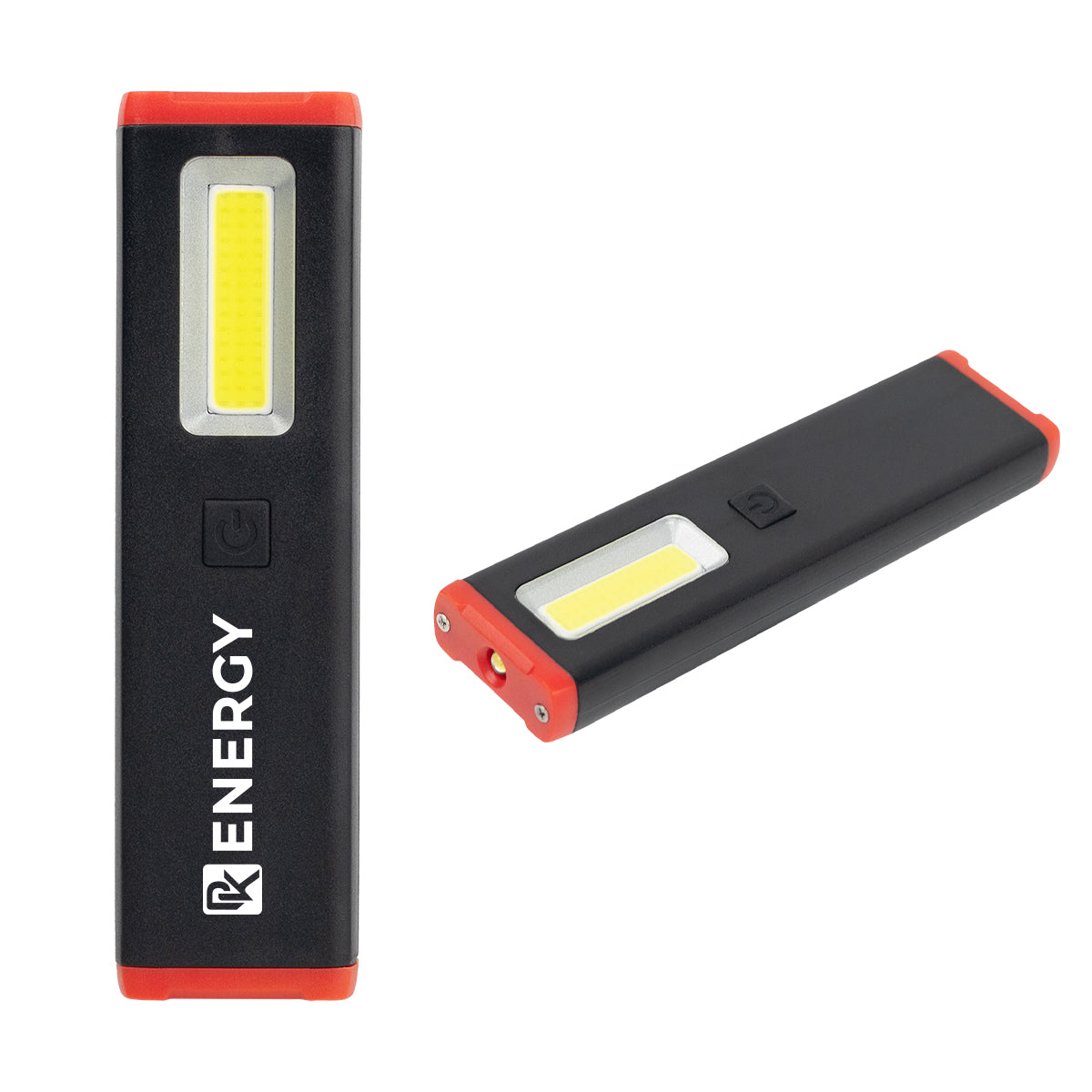 Slim Clip COB Flashlight, Rechargeable - Red - Silk Screen