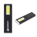 Slim Clip COB Flashlight, Rechargeable - White - Full Color