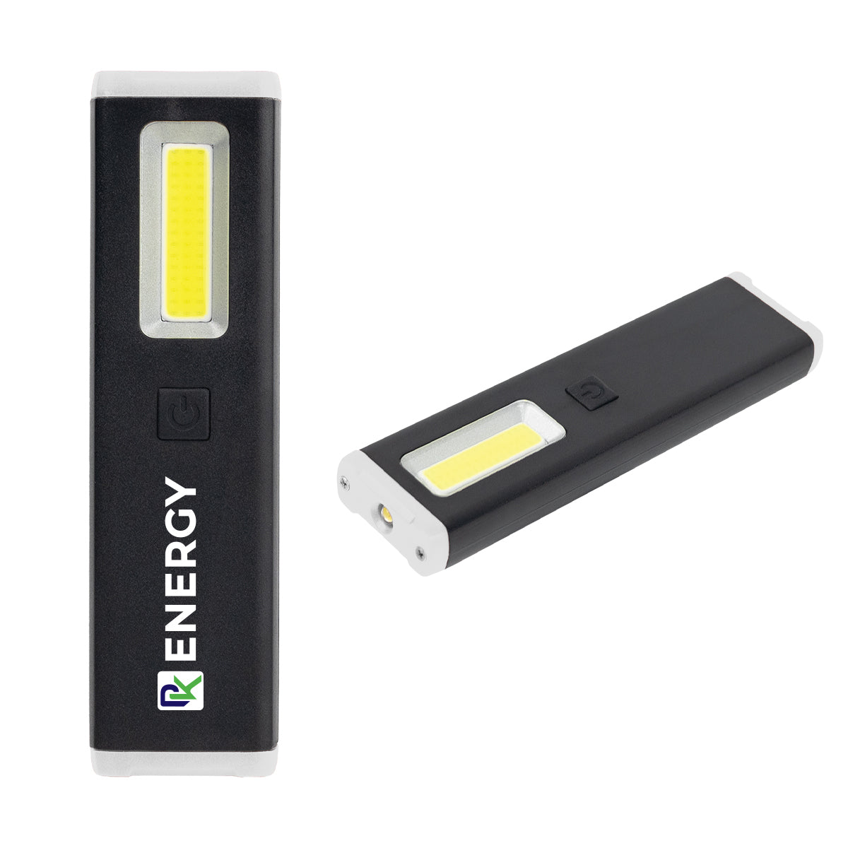 Slim Clip COB Flashlight, Rechargeable - White - Full Color