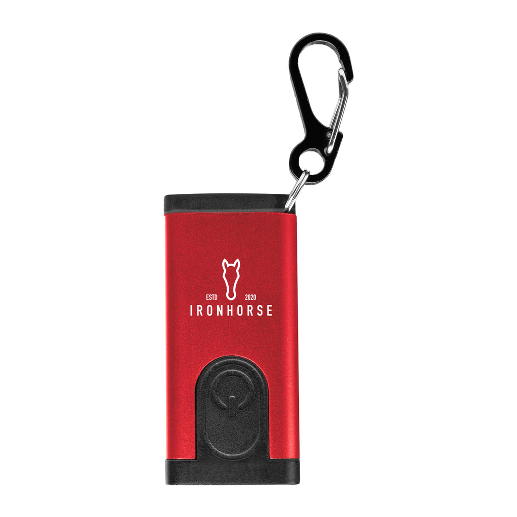 Slim COB Flashlight, Rechargeable - Red - Pad Print