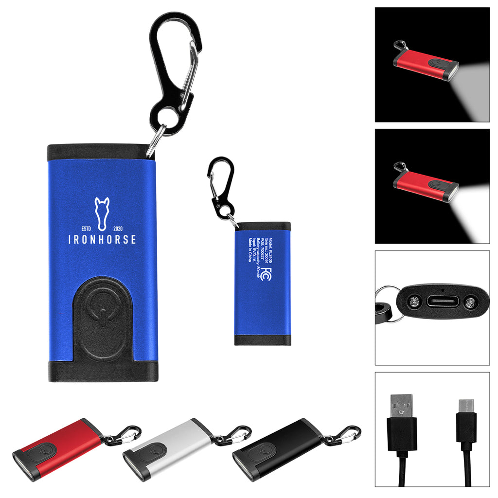 Slim COB Flashlight, Rechargeable
