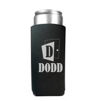 Slim Fit Kan-Tastic Can Cooler, 12 oz - Black - Silk Screen