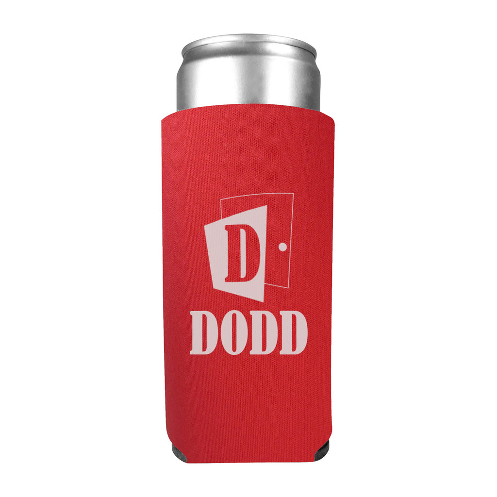 Slim Fit Kan-Tastic Can Cooler, 12 oz - Red - Silk Screen