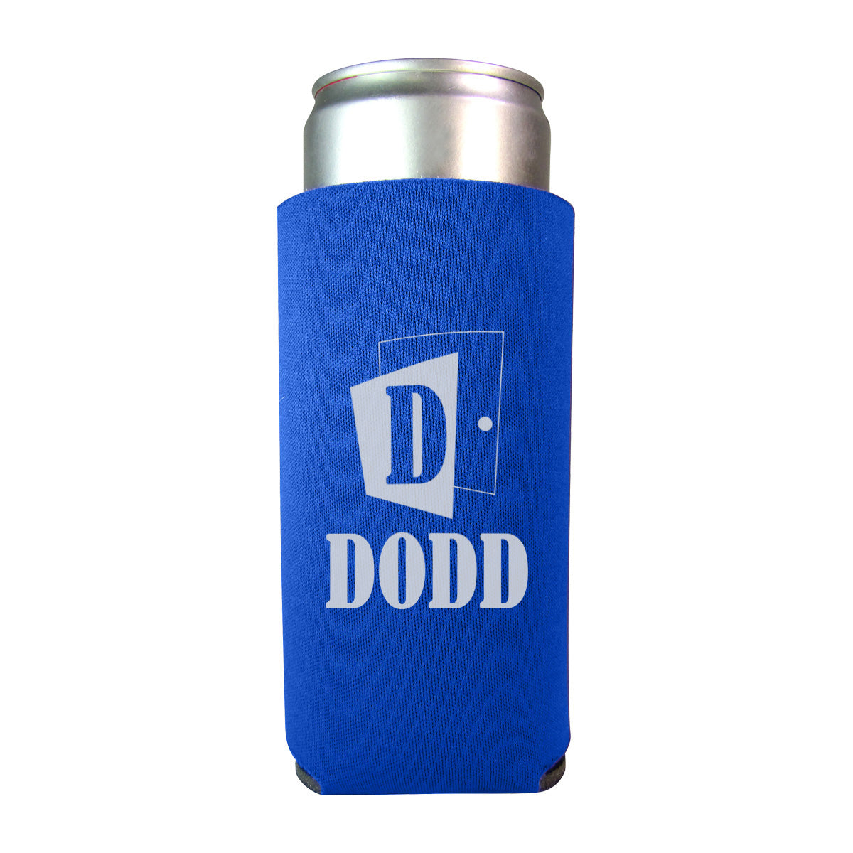 Slim Fit Kan-Tastic Can Cooler, 12 oz - Royal Blue - Silk Screen