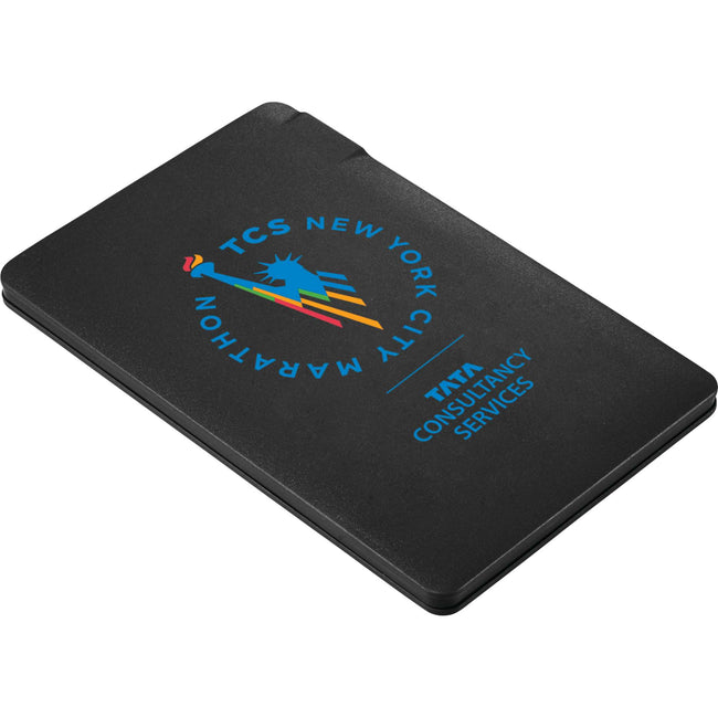 Slim Ion Credit Card Power Bank, 2,500 mAh Full Color