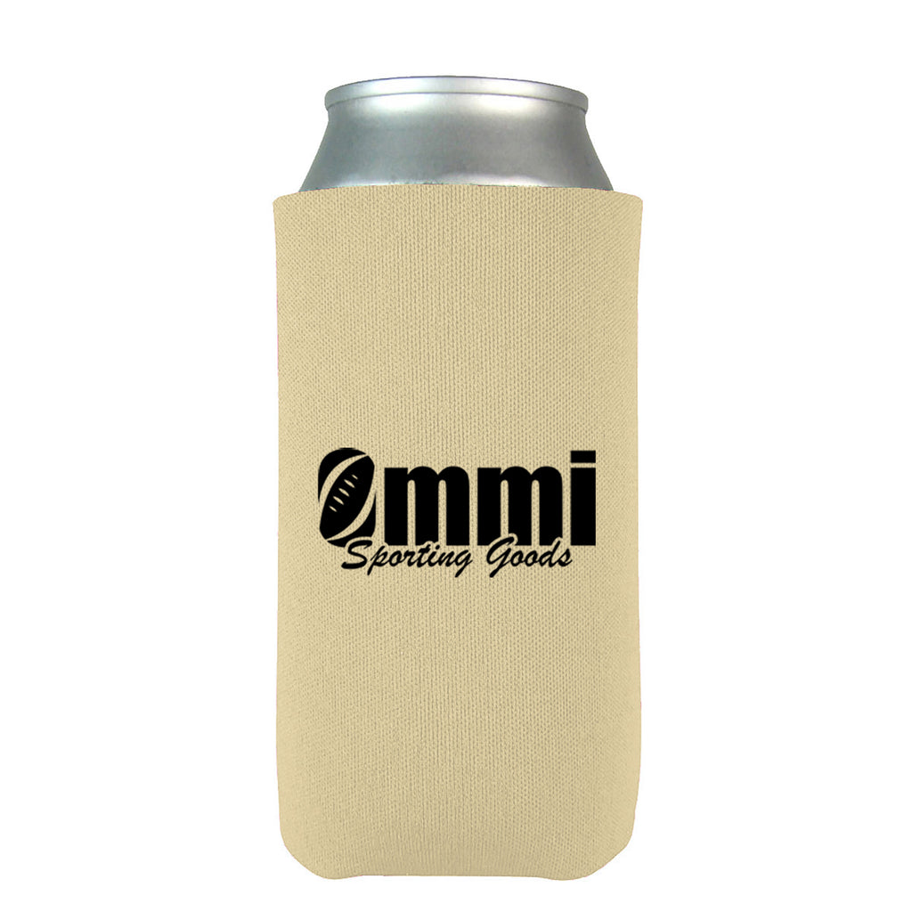 Slim Kan-Tastic Can Cooler, 8 oz - Khaki - Silk Screen