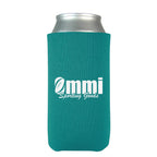 Slim Kan-Tastic Can Cooler, 8 oz - Turquoise - Silk Screen
