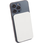 Slim Magnetic Power Bank with LED Indicators, 4,000 mAh Full Color - White - Detail 2