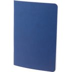 Slim Stapled Pocket Notebook with Recycled Cover, 4 x 6 Inches - Blue - Left Angle
