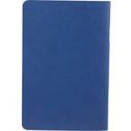 Slim Stapled Pocket Notebook with Recycled Cover, 4 x 6 Inches Debossing - Blue - Back