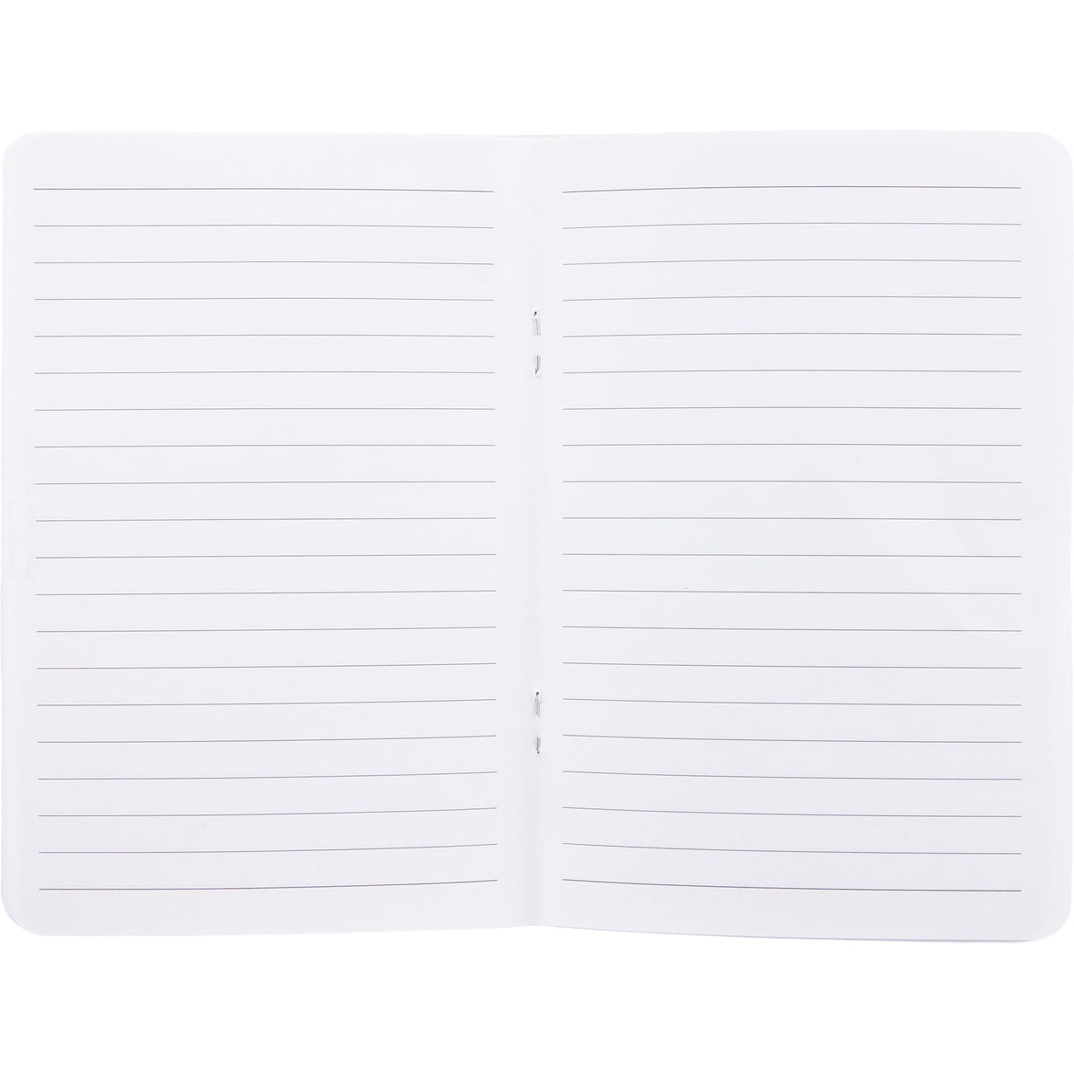 Slim Stapled Pocket Notebook with Recycled Cover, 4 x 6 Inches Debossing - Orange - Detail 2