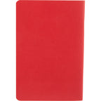 Slim Stapled Pocket Notebook with Recycled Cover, 4 x 6 Inches - Red - Back