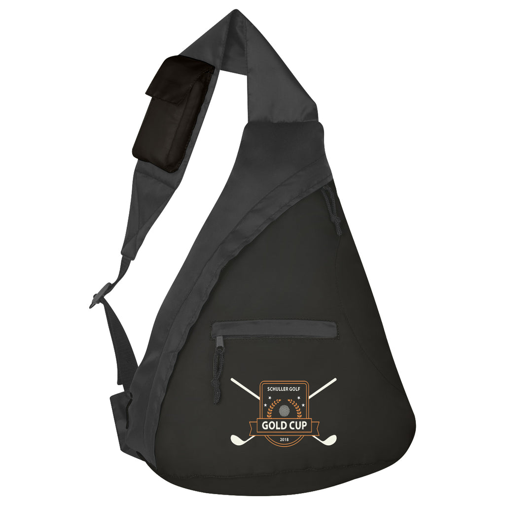 Sling Backpack, Budget - Black - Colorbrite