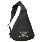 Sling Backpack, Budget - Black - Silk Screen
