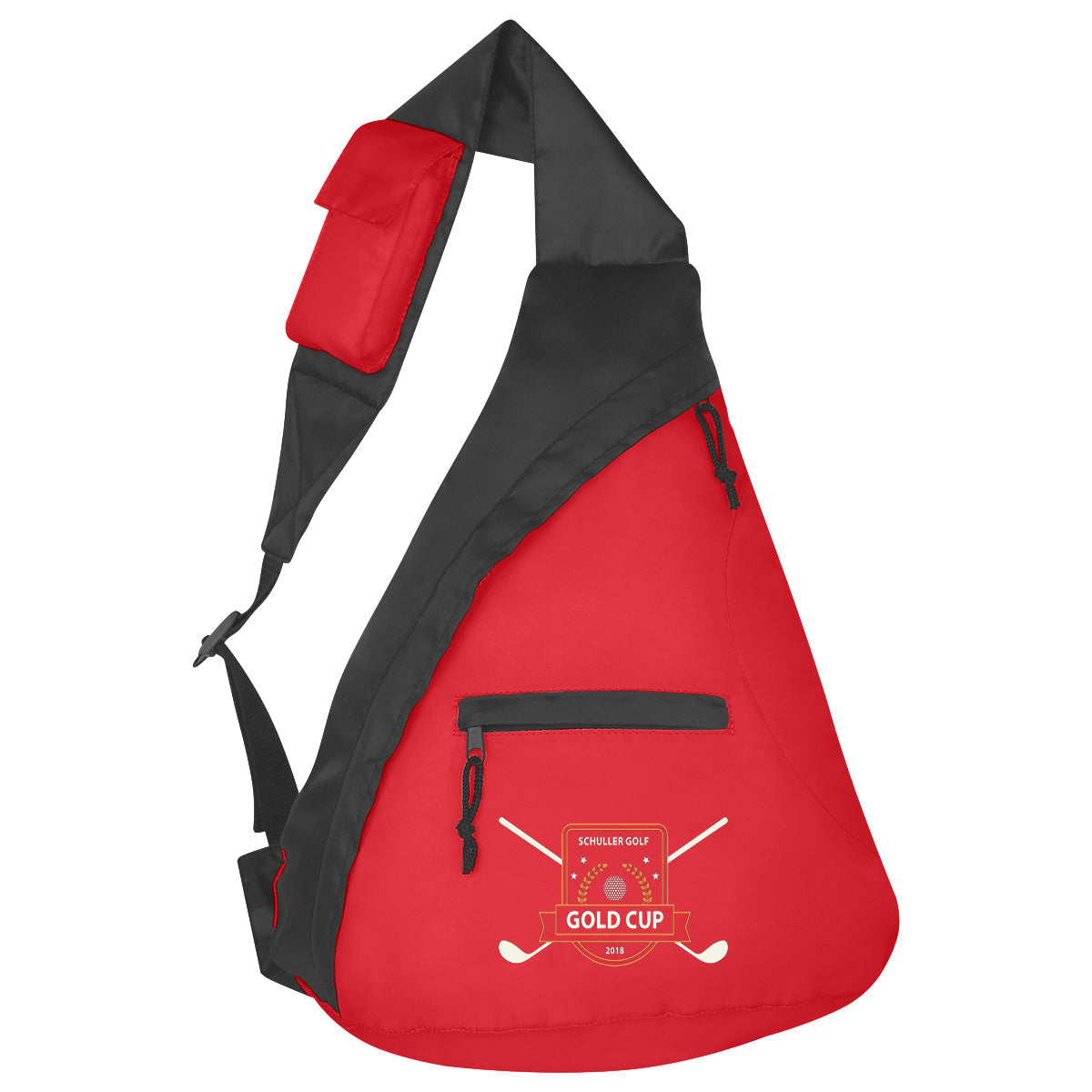 Sling Backpack, Budget - Red - Colorbrite