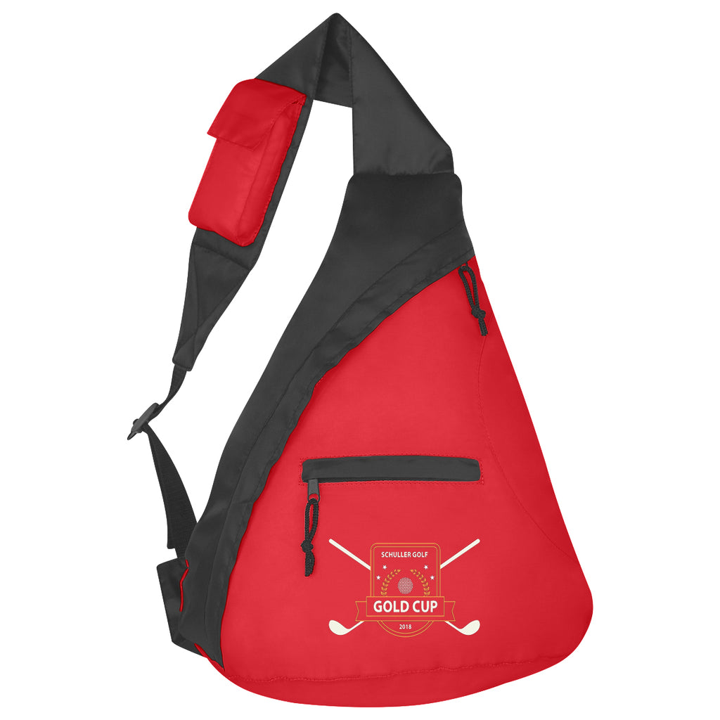 Sling Backpack, Budget - Red - Colorbrite