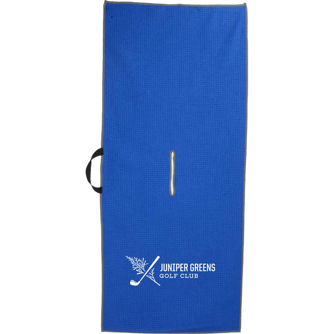 Slip Over Player Golf Towel in Recycled Waffle, 17 x 40 Inches