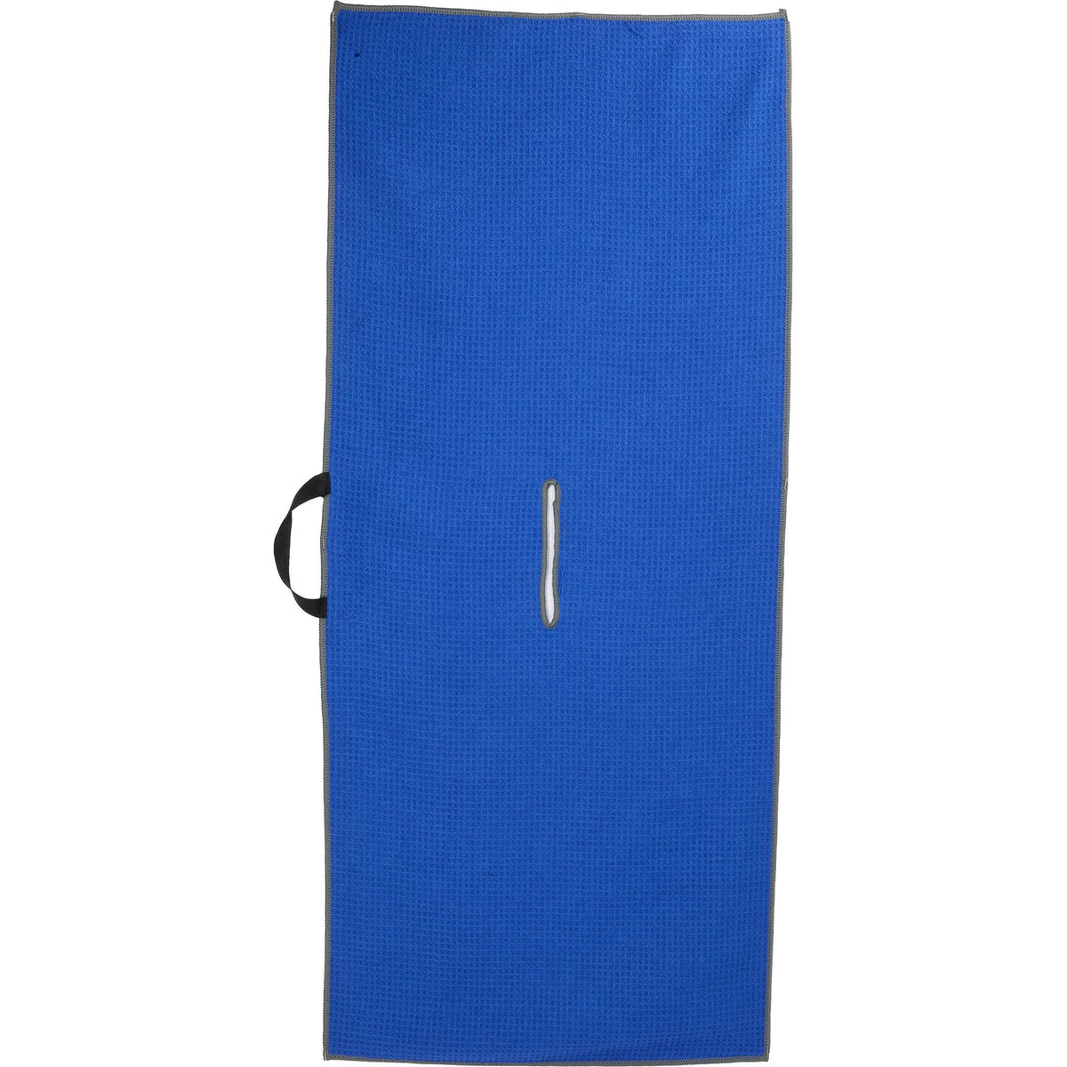 Slip Over Player Golf Towel in Recycled Waffle, 17 x 40 Inches Transfer - Royal - Front