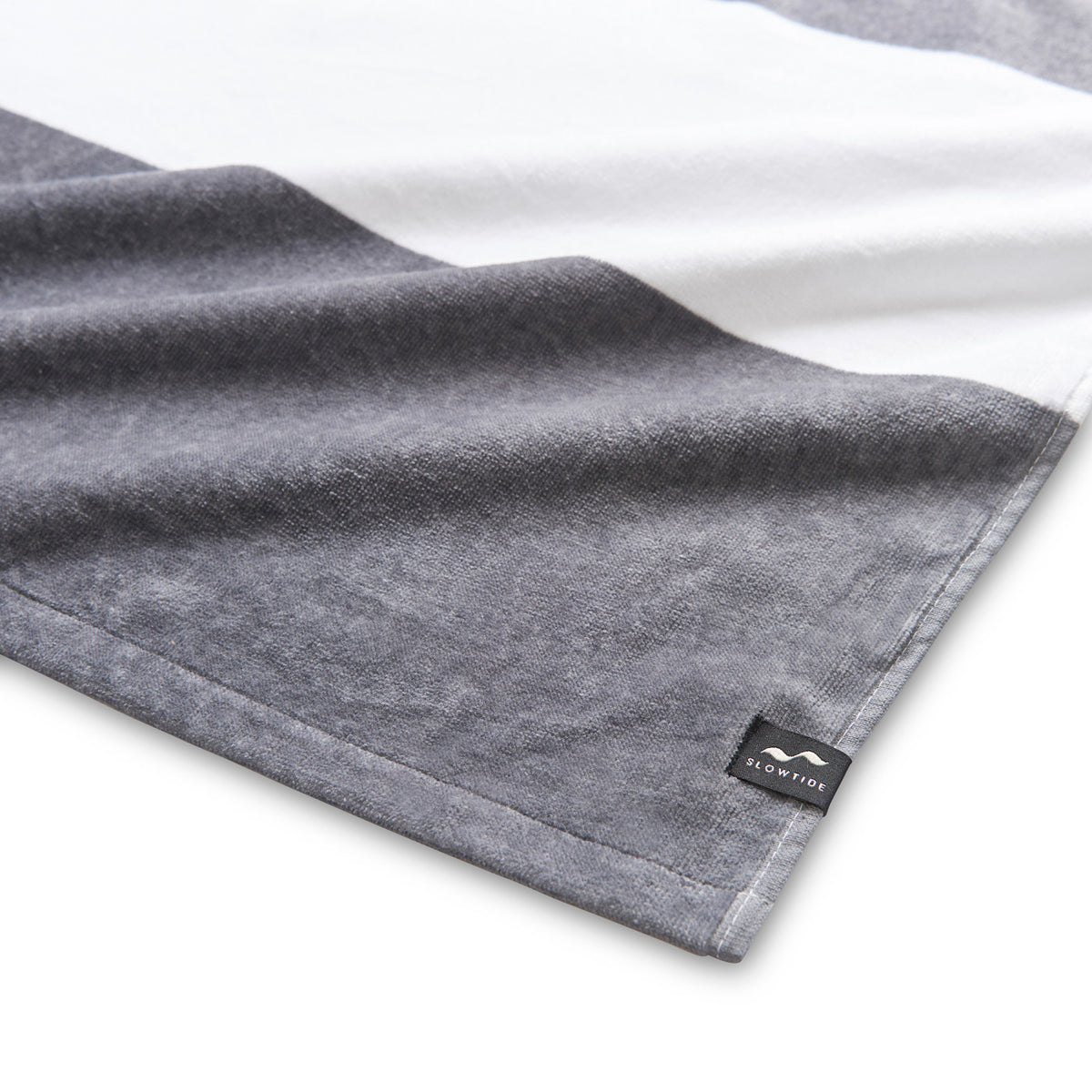 Slowtide Beach Towel with Zip Pocket, 60 x 30 Inches Transfer - Porto Grey - View 3