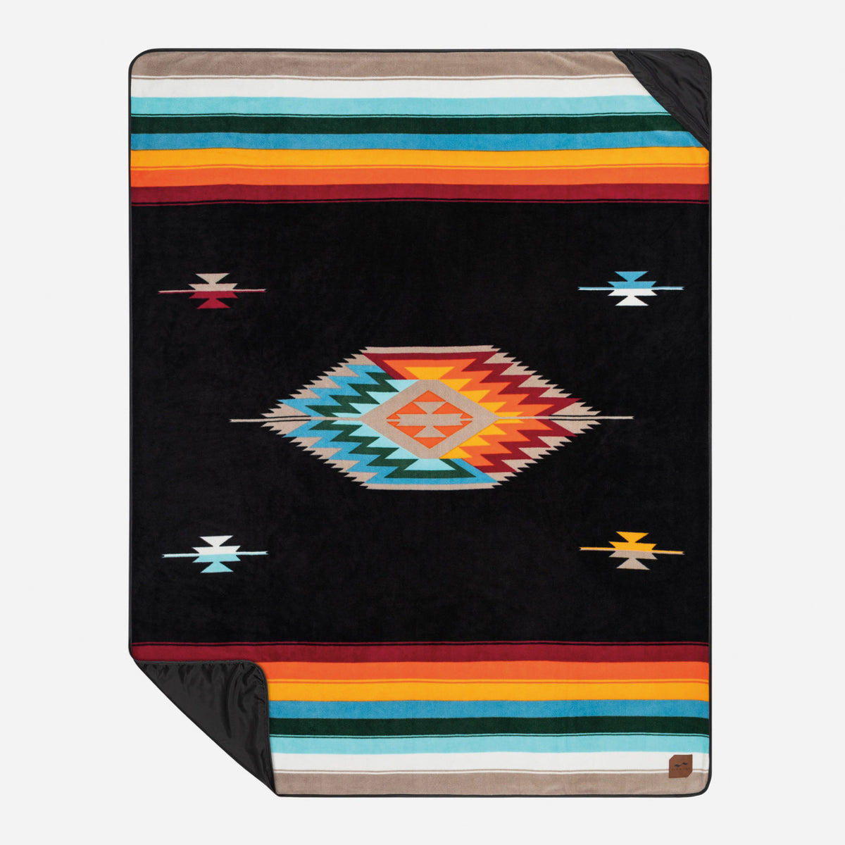 Slowtide Camp Blanket with Water Repellent Base, 58 x 72 Inches Transfer - Valen-Multi - View 1