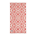 Slowtide Driftweave Turkish Towel, 38 x 73 Inches Embroidery - Cheyenne Sun - View 1