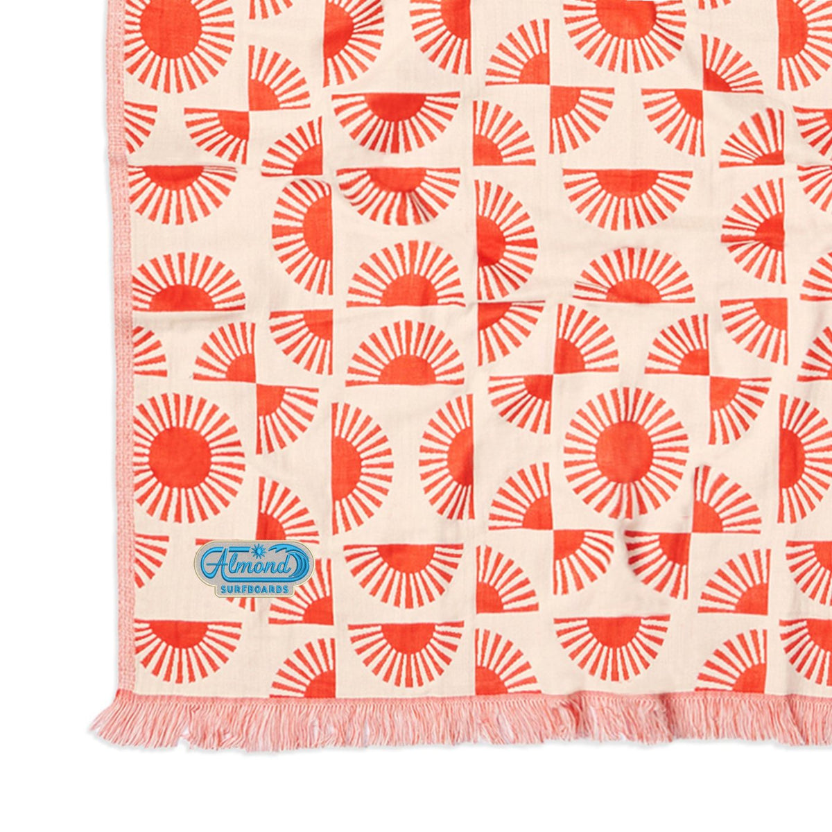 Slowtide Driftweave Turkish Towel, 38 x 73 Inches Embroidery - Cheyenne Sun - View 2