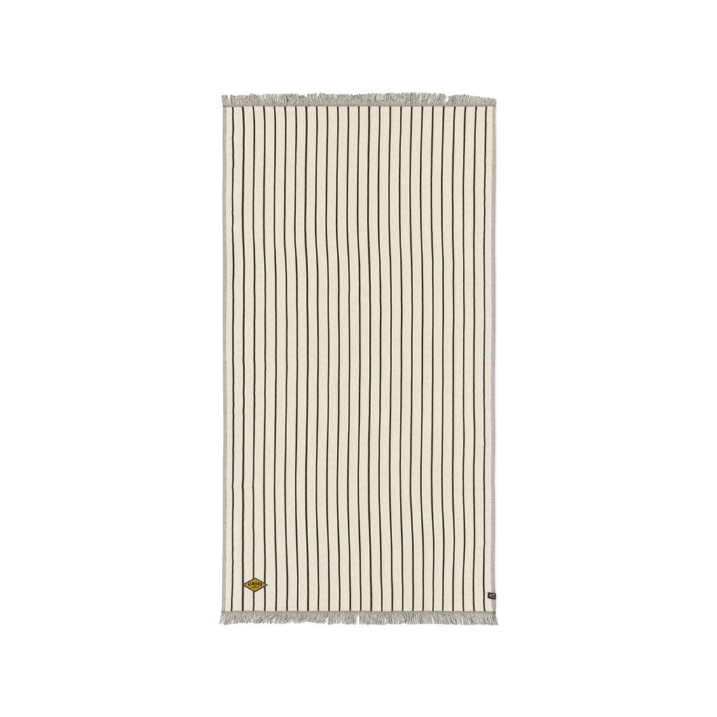 Slowtide Driftweave Turkish Towel, 38 x 73 Inches Embroidery - Koko Cream - View 1