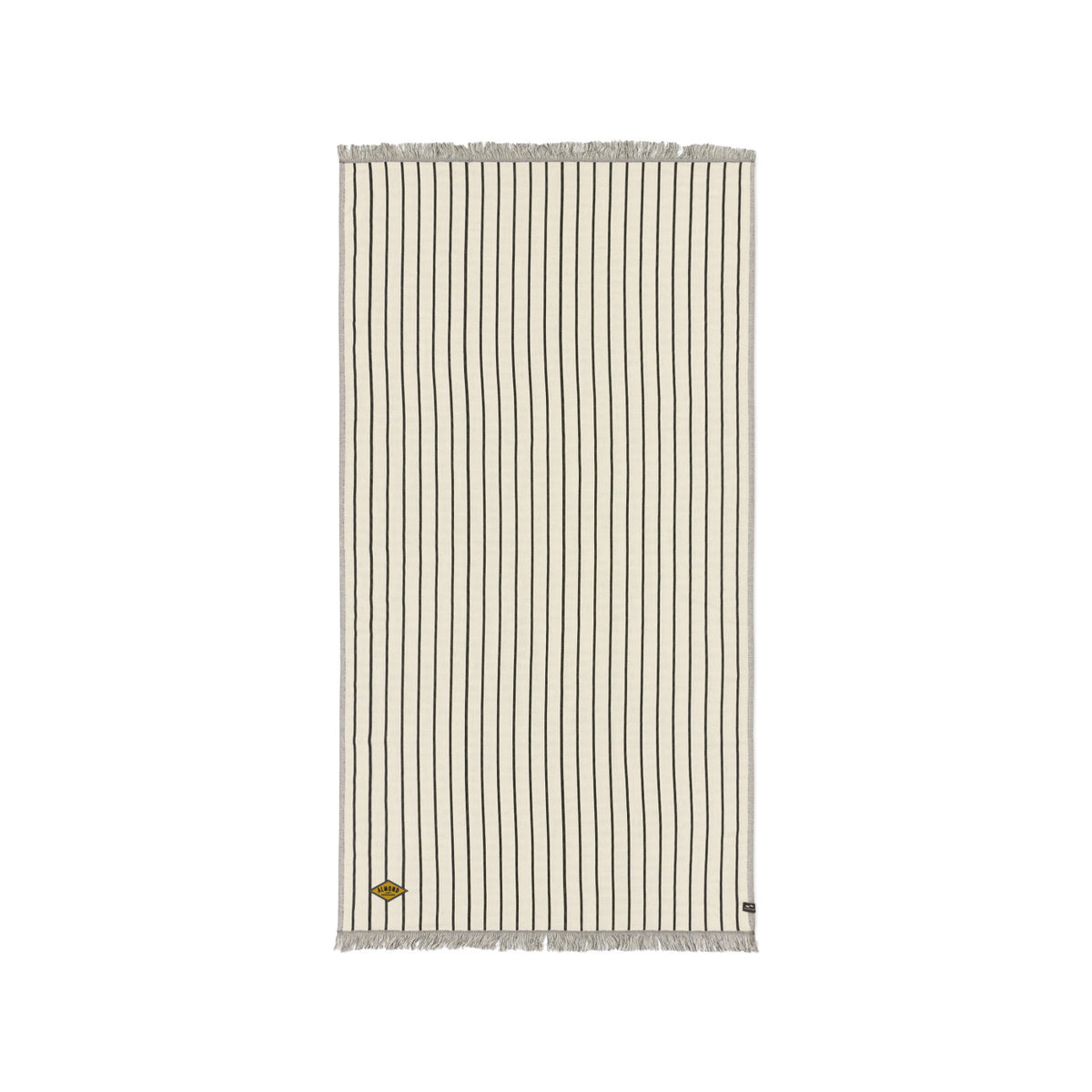 Slowtide Driftweave Turkish Towel, 38 x 73 Inches Embroidery - Koko Cream - View 1