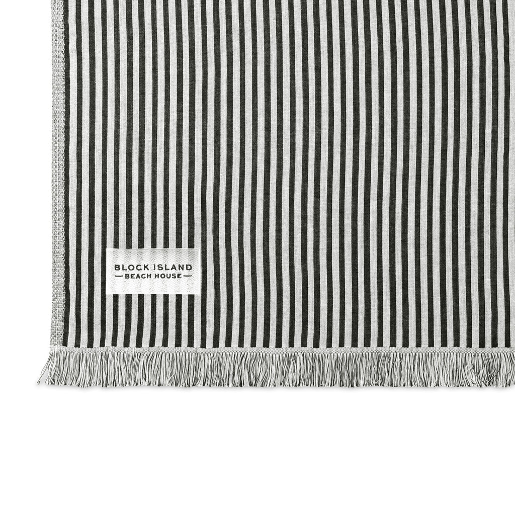 Slowtide Driftweave Turkish Towel, 38 x 73 Inches Embroidery - Out of Office - View 2