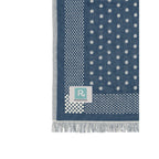 Slowtide Driftweave Turkish Towel, 38 x 73 Inches Embroidery - Shogun Indigo - View 2