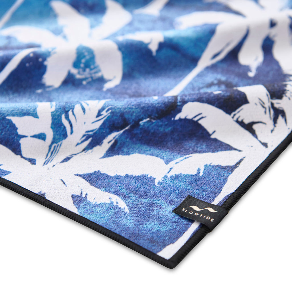 Slowtide Performance Quick-Dry Towel, 60 x 30 Inches Embroidery - Luca Palm Tie Die - View 3