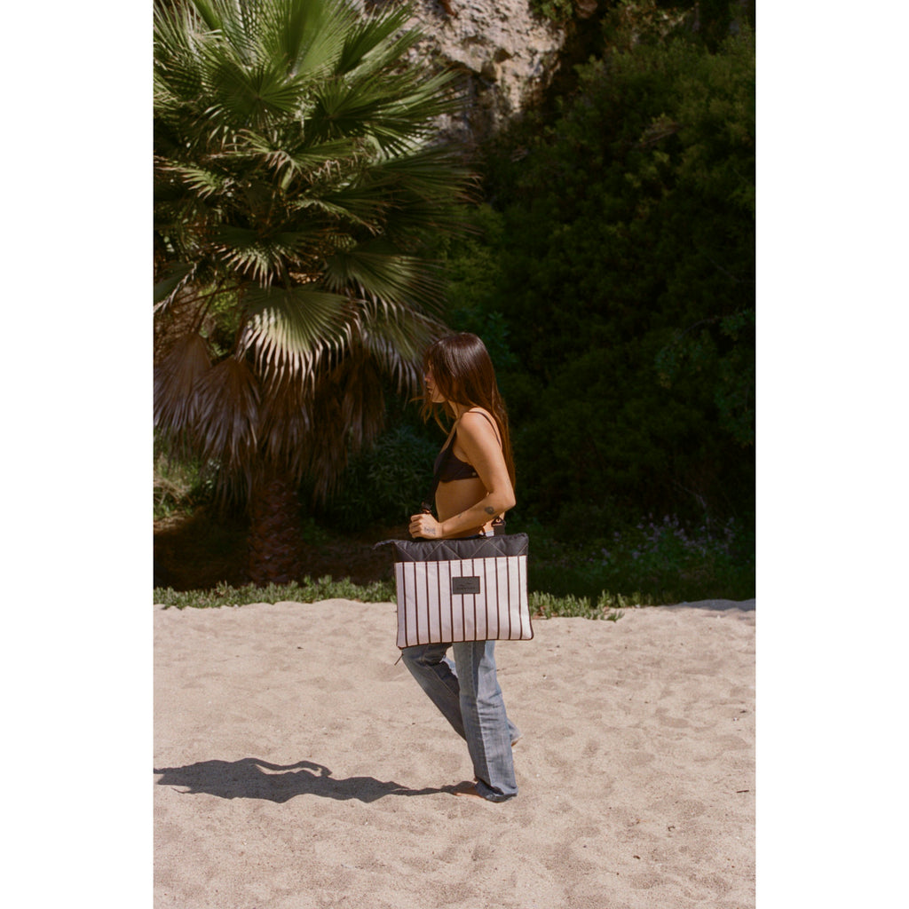 Slowtide Zip-Up Picnic Blanket Tote, 72 x 60 Inches - Koko Cream - View 6