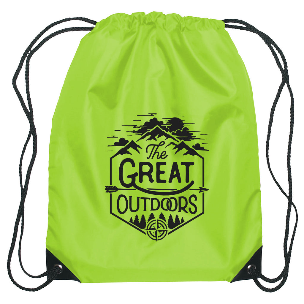 Small Hit Sports Pack in Recycled PET - Lime Green - Silk Screen