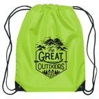 Small Hit Sports Pack in Recycled PET - Lime Green - Silk Screen