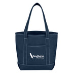 Small Recycled Cotton Canvas Yacht Tote Bag, 24 oz - Silk Screen
