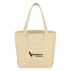 Small Recycled Cotton Canvas Yacht Tote Bag, 24 oz