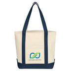 Small Starboard Cotton Canvas Tote Bag, 24 oz - Colorbrite