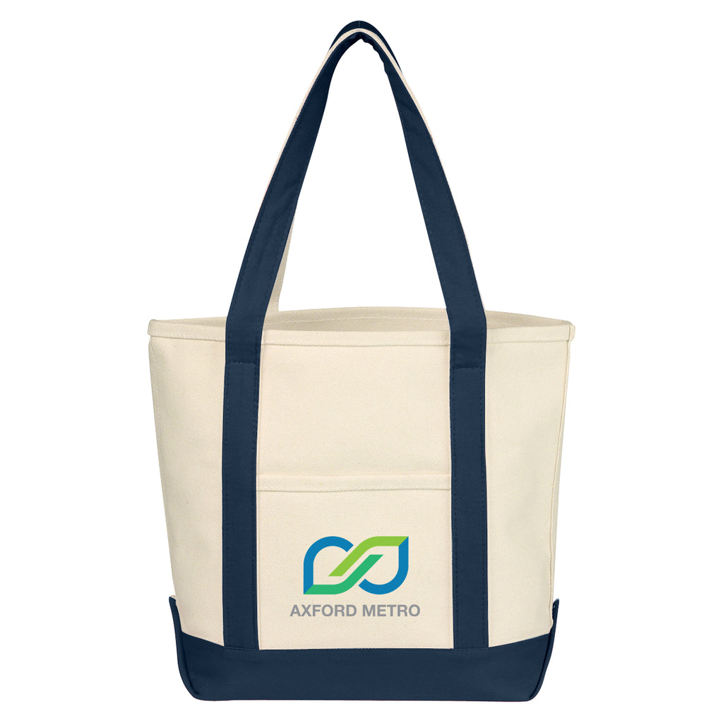 Small Starboard Cotton Canvas Tote Bag, 24 oz - Colorbrite