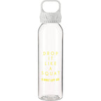Smart Tritan Bottle with Hydration Counter Lid, 22 oz - Clear - Front