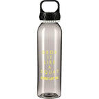 Smart Tritan Bottle with Hydration Counter Lid, 22 oz - Smoke - Front