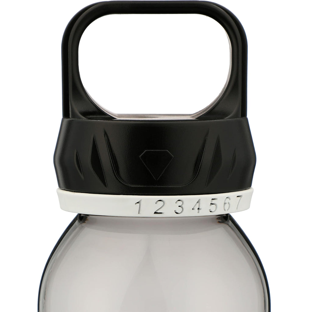 Smart Tritan Bottle with Hydration Counter Lid, 22 oz - Smoke - Photo 2