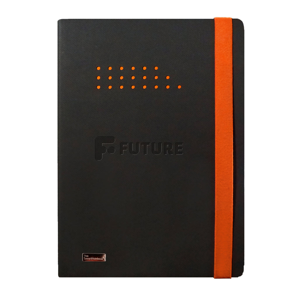 SmartNotebook, Smart Flex - Black With Orange - Debossing