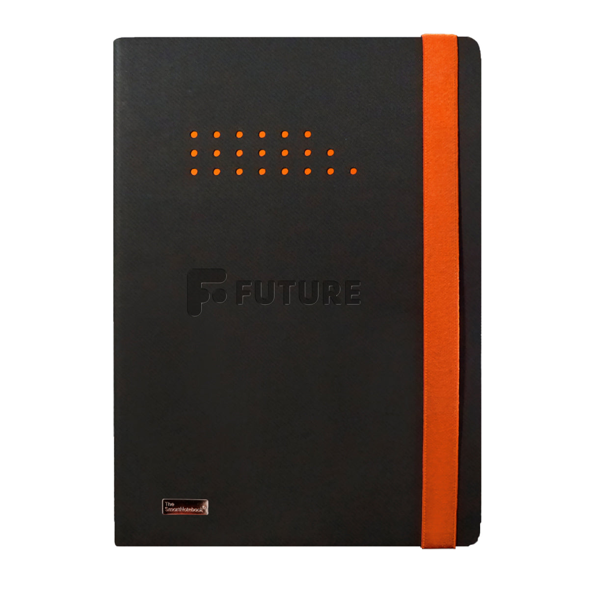 SmartNotebook, Smart Flex - Black With Orange - Debossing